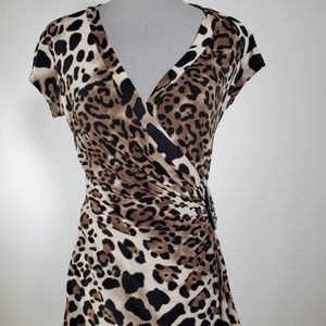 Cache Cougar Print Side Cinched Top